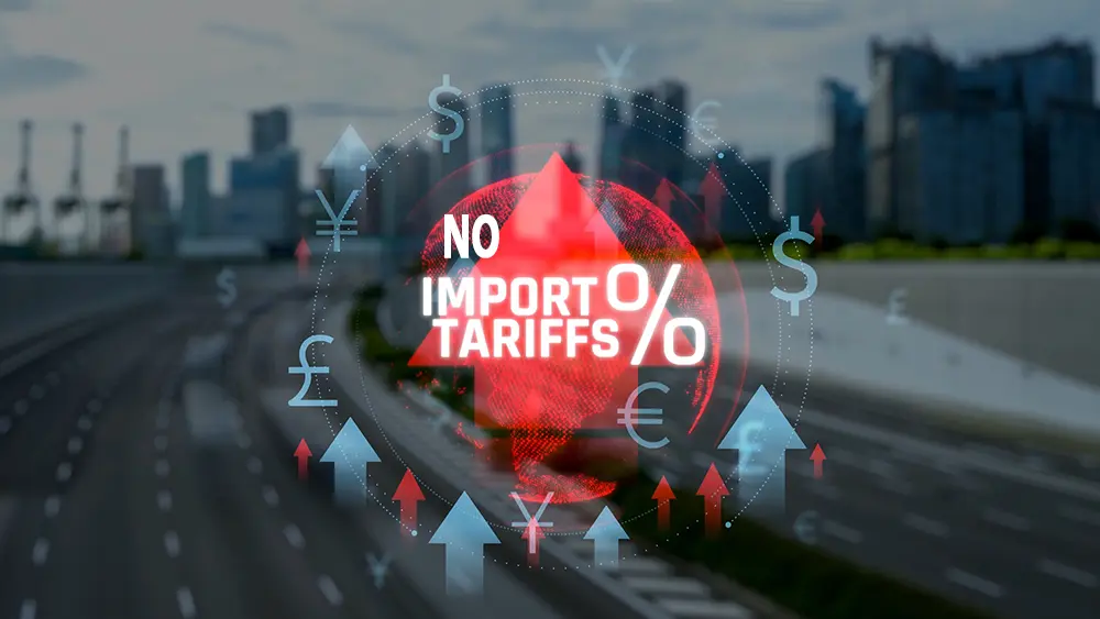 Display of glass-front cabinets