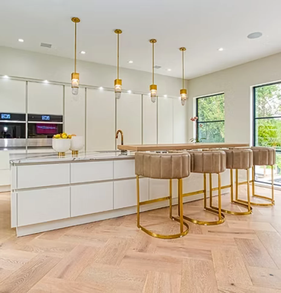 Bright modern kitchen designed by German Kitchen Center