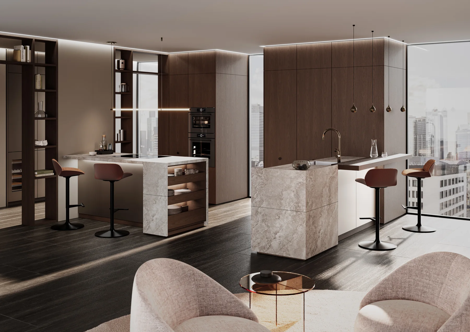 LEICHT 2027 German kitchen with contemporary cabinetry
